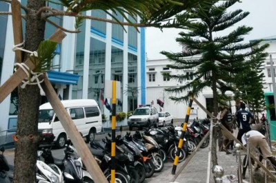 ޖުމްހޫރީ މައިދާން ސަރަހައްދުގައި ގަސް އިންދައިފި
