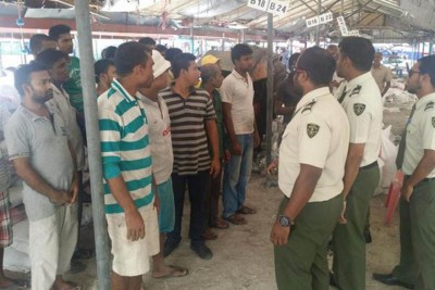 ގަވައިދާ ހިލާފަށް އުޅޭ 46 ބިދޭސީއަކު ހުޅުމާލެ އިން އަތުލައިގެންފި