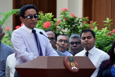 އުދައެރުމުގެ ސަބަބުން ގައްދުއަށް ލިބެމުންދާ ގެއްލުންތައް ވަރަށް ގާތުން މިދަނީ ބަލަމުން: ރައީސް