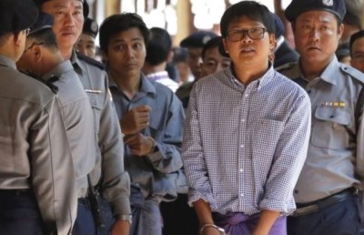 މިއަންމާގައި ބަންދުކުރި ނޫސްވެރިންގެ ދިފާއުގައި އަމާލް ކްލޫނީ