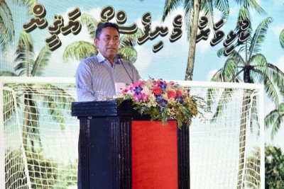ބަޖެޓު ހުއްޓަސް މަސައްކަތްކުރާ ކުންފުނިތައް މަދުކަމުން ގިނަ މަޝްރޫއުތައް ނުހިންގޭ: ރައީސް