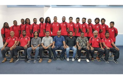 ޓްރެއިނިން ކޭމްޕުގެ ފުރަތަމަ މެޗުން ގައުމީ ވޮލީ ޓީމަށް މޮޅެއް