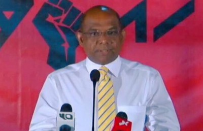 މި މަސައްކަތް ހުއްޓާލާނީ ޔާމީންގެ ނަމުގެ ކުރީގައިވާ "ރައީސް" ކަނޑާލާފައި: ޝާހިދު