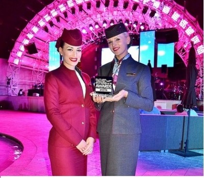 ގަތަރު އެއާވޭޒް އަށް "އަޕް އިން ދި އެއާ އެކްސްޕީރިއަންސް" އެވޯޑު ލިބިއްޖެ