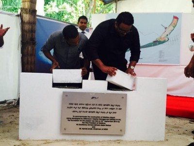 އިއުލާން ކުރިތާ 7 އަހަރު ފަހުން ނ. މާފަރު އެއާޕޯޓް މަސައްކަތް ފަށައިފި