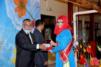 މުހްޔިއްދީން ސްކޫލުން މިދިޔަ އަހަރު އެންމެ މޮޅު ދަރިވަރަކަށް ސުޒާން ހޮވިއްޖެ