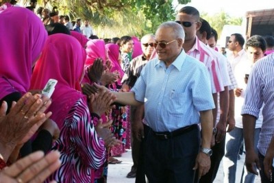 ވެރިކަން ދެމަހައްޓަން މަސައްކަތް ކޮށްދޭން ރައީސް މައުމޫން އެދިވަޑައިގެންފި