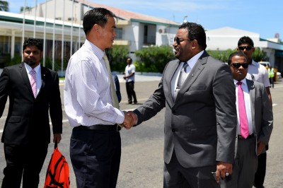 ނައިބު ރައީސް އަދީބު މާދަމާ މާލެ ވަޑައިގަންނަވަނީ