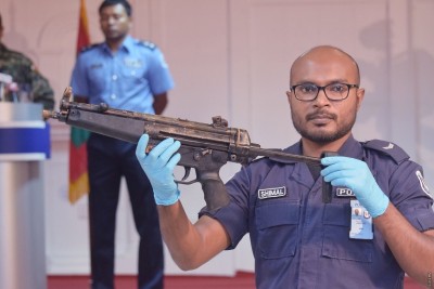 ބ. ހިބަޅިދޫ އިން ނުރައްކާތެރި ހަނގުރާމަވެރި ހަތިޔާރު ތަކެއް ހޯދައިފި