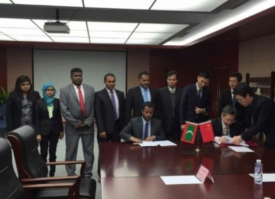 ބުރިޖް އަޅާ ކުންފުނި ކަނޑައަޅައި އެކަމާ ބެހޭ ލިއުމުގައި ޗައިނާއާ އެކު ސޮއިކޮށްފި