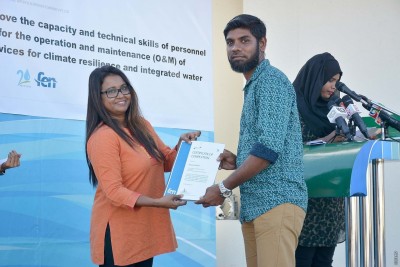 ފެނުގެ ހިދުމަތް ދިނުމަށް އެމްޑަބުލިއުއެސްސީން 10 މީހަކު ތަމްރީނުކޮށްފި