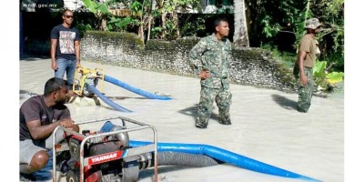 އައްޑޫގައި ފެން ބޮޑުވި ރަށްތައް ހާލަތަކަށް ގެނެވިއްޖެ: އެމްއެންޑީއެފް
