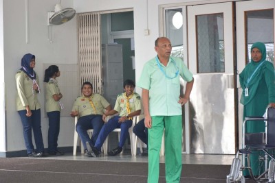 ބަލި މީހުންނަށް އެހީތެރިވުމަށް އައިޖީއެމްއެޗްގައި ސްކައުޓުން ހަރަކާތްތެރި ވަނީ