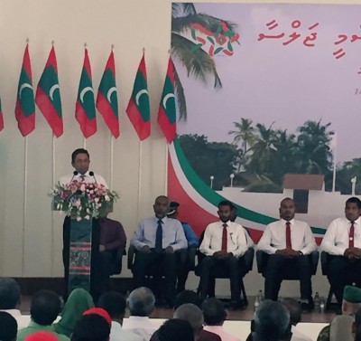 އިންސާނީ ހައްގުތަކުގެ ދާއިރާއިން ކުރިމަތިވާ ފާޑުކިއުމަކީ ހަނގުރާމައެއް ކަމަށް ރައީސް ސިފަކުރައްވައިފި
