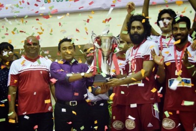 ސިފައިން ބަލިކޮށް ގައުމީ ވޮލީބޯޅަ ޗެމްޕިއަންކަން މޯލްޑިވިއަން