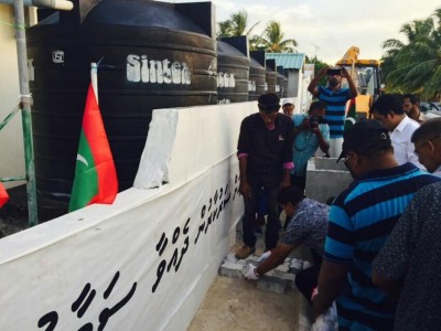 ހުޅުމީދޫގެ މަގުތަކުގައި ގާ އެޅުމުގެ އަމަލީ މަސައްކަތް ފަށައިފި