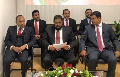 ނަޝީދާ ގުޅޭގޮތުން އަމީން ދެއްކެވި ވާހަކަތަކާ މެދު ހަސަން ހިތްހަމަނުޖެހިއްޖެ