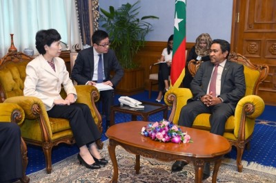 ޗައިނާއަކީ ރާއްޖޭގެ އުމްރާނީ ތަރައްގީގައި އެންމެ ބޮޑަށް ހިއްސާވާ ފަރާތް: ރައީސް