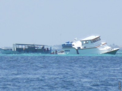 ދެ ބޯޓެއް ފަރަށް އަރާފައިވާ މައްސަލަ އީޕީއޭ އިން ބަލަން ފަށައިފި
