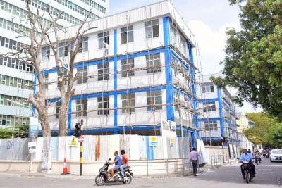 ދަރުމަވަންތަ ސުކޫލު ވަގުތީ އިމާރާތަށް ބަދަލުކޮށްފި