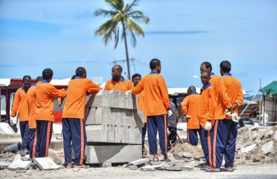މަސައްކަތް ކުރާ ގައިދީން ބައިތިއްބާ ޖަލެއް ހަދައިފި