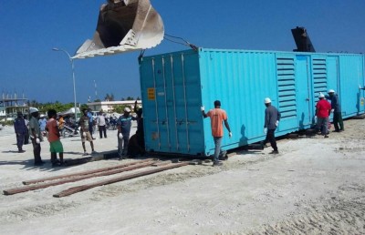 ތިނަދޫއަށް 1.4 މެގަވޯޓުގެ އިތުރު ޖަނަރޭޓަރެއް ގެންގޮސްފި