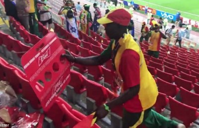 ދަނޑުން ކުނި ހޮވައި ޖަޕާނާއި ސެނެގާލް ސަޕޯޓަރުން ނަމޫނާ ދައްކައިފި