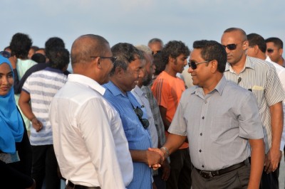 ނ. އަތޮޅަށް ކުރެއްވި ދަތުރުފުޅު ނިންމަވާލެއްވުމަށްފަހު ރައީސް ޔާމީން މާލެ ވަޑައިގެންފި