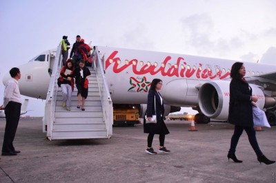 މޯލްޑިވިއަން އިން ޗައިނާގެ ފޫޒޯއަށް ދަތުރު ފަށައިފި