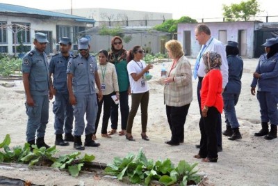 އީޔޫ ވަފުދު މާފުށީ ޖަލަށް ޒިޔާރަތްކޮށްފި