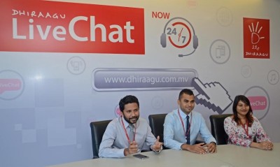 ދިރާގު 123ގެ ހިދުމަތް ޒަމާނީކޮށް 24ގަޑިއިރުގެ ލައިވް ޗެޓްގެ ހިދުމަތް ތައާރަފްކޮށްފި