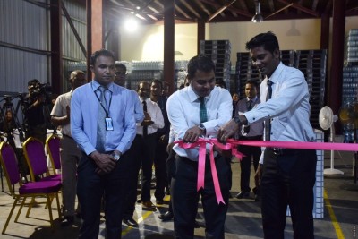 ގަޑިއަކު 4000 ފުޅި ފެން އުފެއްދޭ "ބޮޓްލިންގ ލައިނެއް" ތާޒާއިން ތައާރަފުކޮށްފި