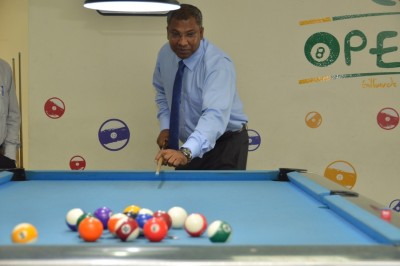 ސީޖީ އޯޕަން އެއިޓްބޯލް ބިލިއާޑް ޓޯނަމަންޓް ފަށައިފި