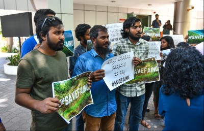 ފައިނު އެއާޕޯޓާ ދެކޮޅަށް ޕެޓިޝަނެއް ހުށަހަޅައިފި