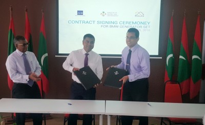 ކަރަންޓުގެ މައްސަލައަށް ހައްލެއް ހޯދަން މާލެއަށް އަށް މެގަވޯޓްގެ ޖަނަރޭޓަރެއް ގެންނަނީ