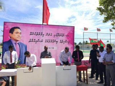 ދެއްވަދޫގައި އަލަށް އިމާރާތްކުރާ މިސްކިތުގެ ބިންގާ އަޅައިފި