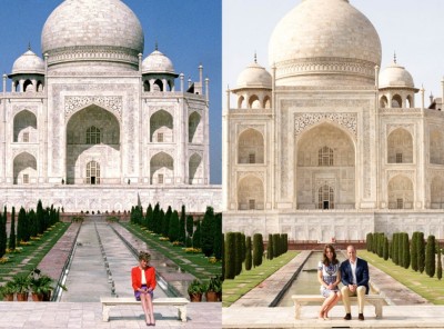 މަންމަގެ ހުވަފެން ފުރިހަމަކޮށް ދިނުމަށް ވިލިއަމް ކޭޓާއެކު ތާޖްމަހަލަށް