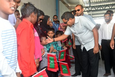 ރައީސް ޔާމީން ދ. އަތޮޅަށް ފުރާވަޑައިގެންފި