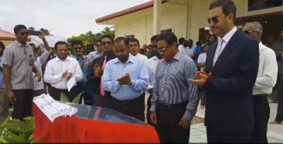 ސައުދީގެ އެހީގައި މާވަށުގައި އިމާރާތް ކުރި މިސްކިތް ރައީސް ހުޅުއްވައި ދެއްވައިފި