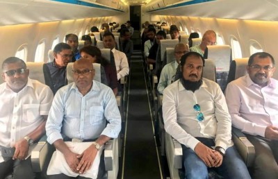 މާފަރު އިންޓަނޭޝަނަލް އެއާޕޯޓަށް ޓެސްޓް ފްލައިޓު ޖައްސައިފި