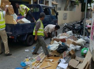 ރޯދައަށް ގޭތެރެ ސާފުކުރުމަށްފަހު މަގުމަތީގައި ކުނި ބަހައްޓާ މައްސަލަ ބޮޑުވެއްޖެ