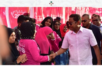 ދިވެހިންނަށް އެންމެ ބޮޑު ކެއްސެއް ދިން މުއާމަލާތަކީ އެއާޕޯޓު ޖީއެމްއާރަށް ދިނުން: ރައީސް ޔާމީން