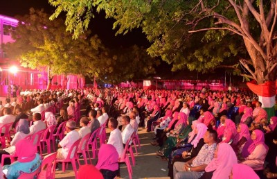 ރައީސް ޔާމީންގެ ކެމްޕެއިންގެ ފަހު މަންޒިލަކަށް ފުވައްމުލައް، އުފާވެރިކަމާއި ހިތްދަތި އިހްސާސްތަކެއް