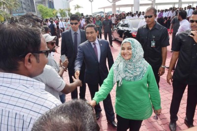 ރައީސްގެ އީދު ސަލާމް ކުރެއްވުން އީދު ދުވަހު ހެނދުނު