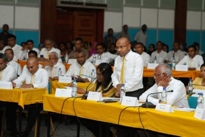 ސިޔާސީ މަސްރަހާ ގުޅޭގޮތުން އެމްޑީޕީން ގައުމީ މަޖިލީހުގެ ސިއްރު ބައްދަލުވެއް ބާއްވައިފި