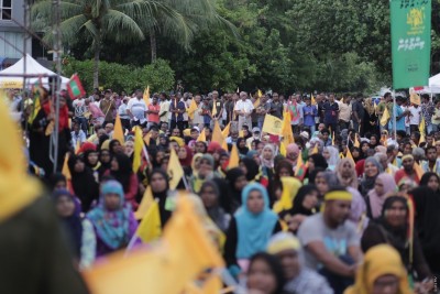 މަގުމަތީގައި ސިޔާސީ ހަރަކާތް ހިންގުމަކީ މަނާކަމެއް، އެމްޑީޕީއަށް އެ ފުރުސަތު ނުދެވޭނެ: ފުލުހުން