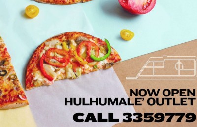 ޕިއްޒާ ބޯނާގެ އައުޓްލެޓެއް ހުޅުމާލޭގައި ހުޅުވައިފި