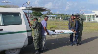 ފުވައްމުލަކު ސިޓީގައި އޮތް ހާލުދެރަ ބަލިމީހަކު ހެލިކޮޕްޓަރުގައި މާލެ ގެނެސްފި