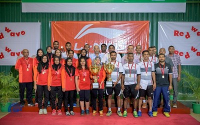 އިންޓަ އޮފީސް ބެޑްމިންޓަން މުބާރާތުގެ ޗެމްޕިއަންކަން ބީއެމްއެލް އާއި ސިފައިން ހޯދައިފި
