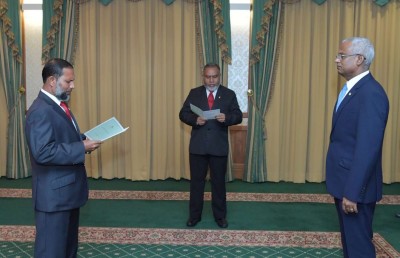 އިމްރާން އިސްތިއުފާ ދެއްވުމަށް ފަހު އަލުން މަގާމާ ހަވާލުވެވަޑައިގެންފި